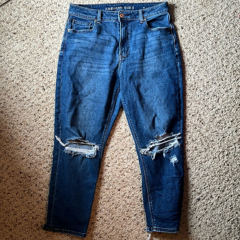 AE mom jeans